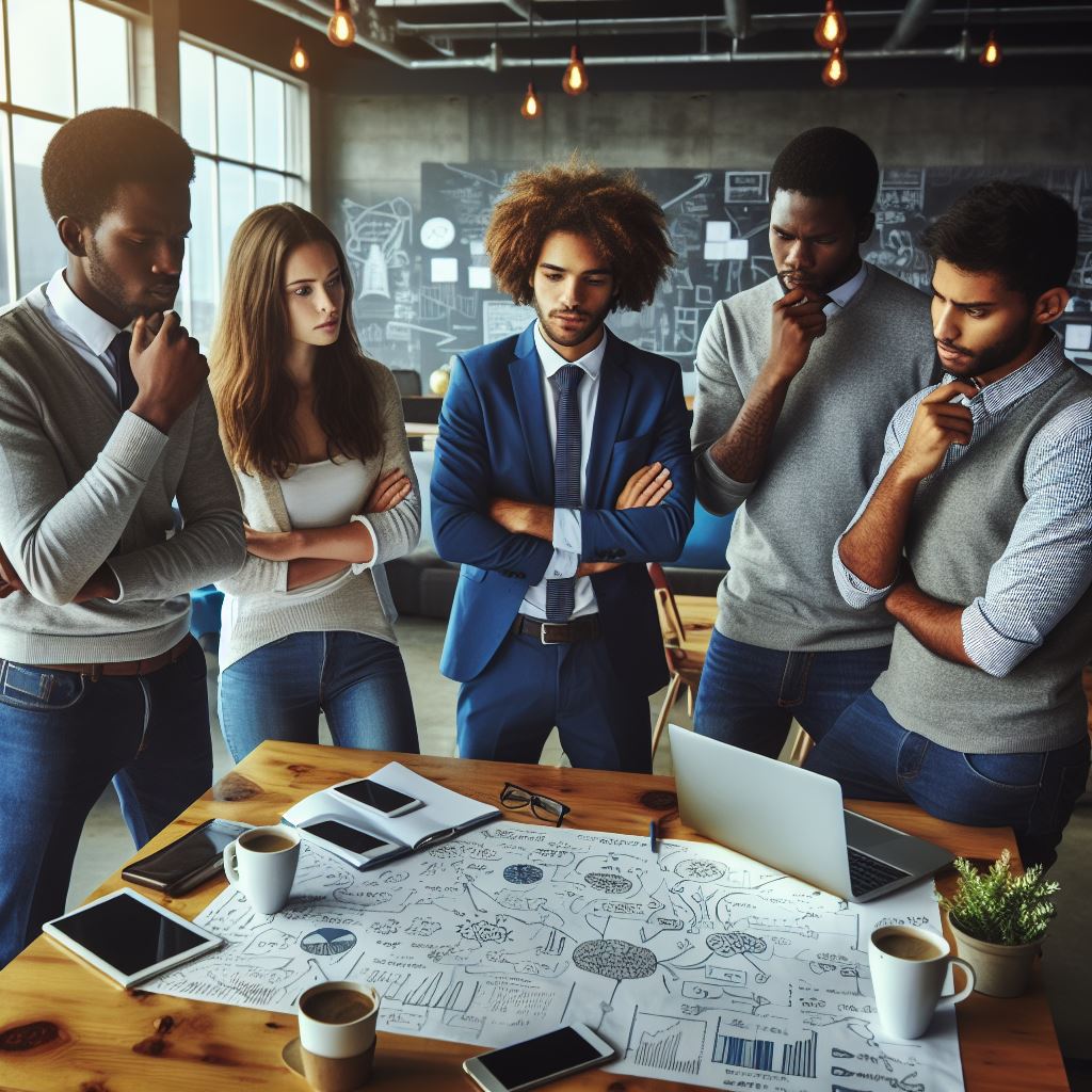 Startup Team Brainstorming