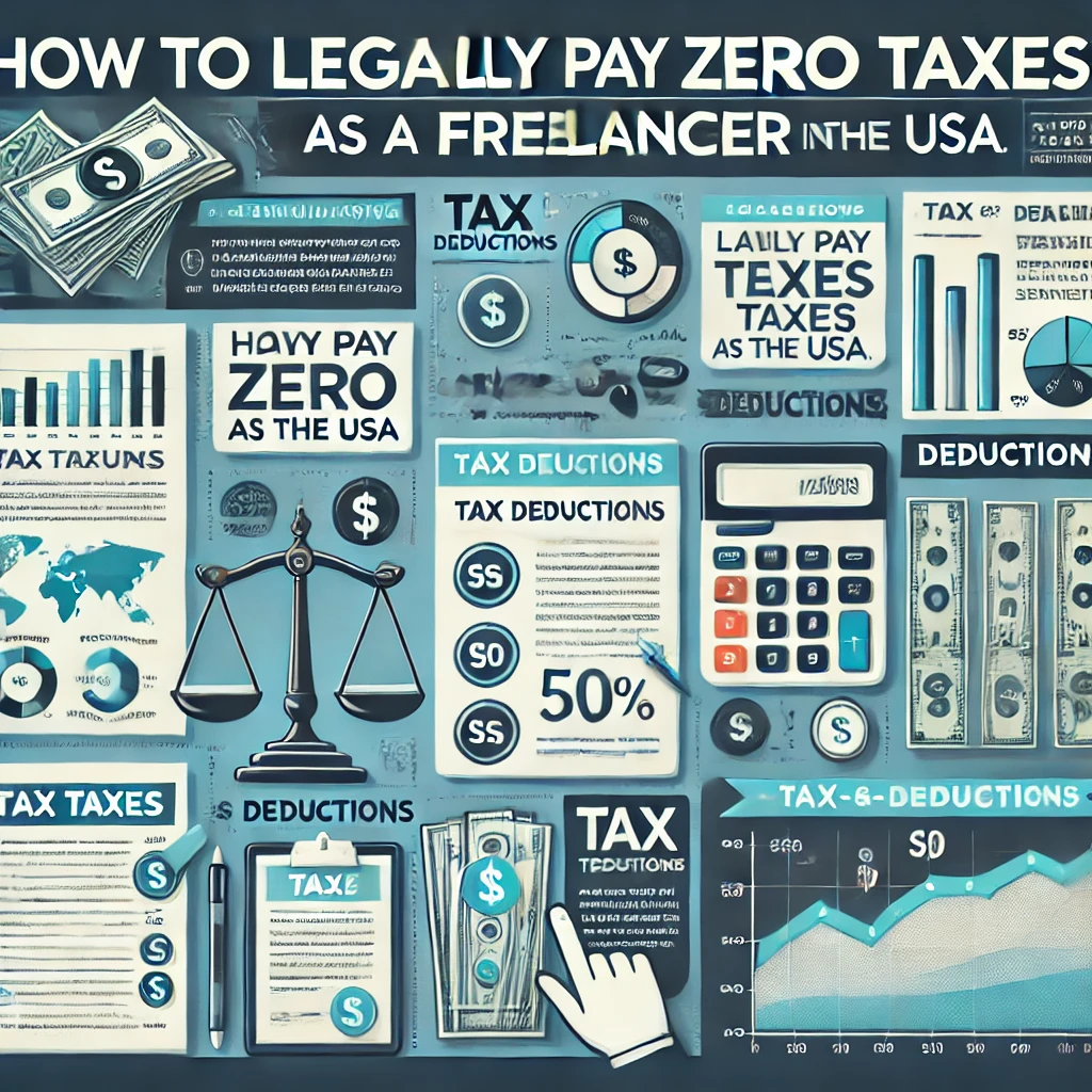 How to Legally Pay Zero Taxes as a Freelancer in the USA