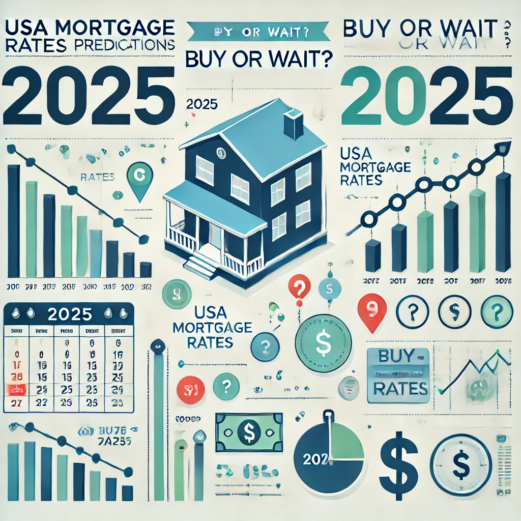 USA Mortgage Rates Predictions for 2025: Buy or Wait?