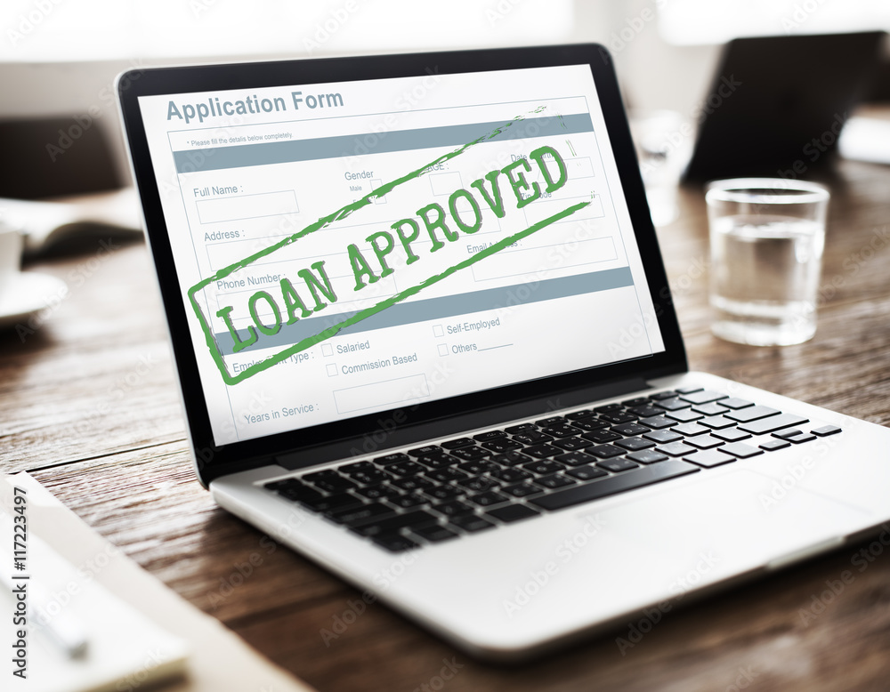 Loan Approved Accepted Application Form Concept